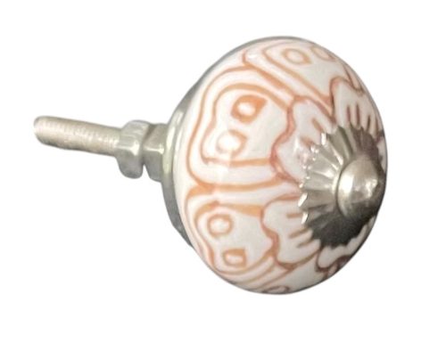 Kézzel festett vintage stílusú porcelán bútorgomb