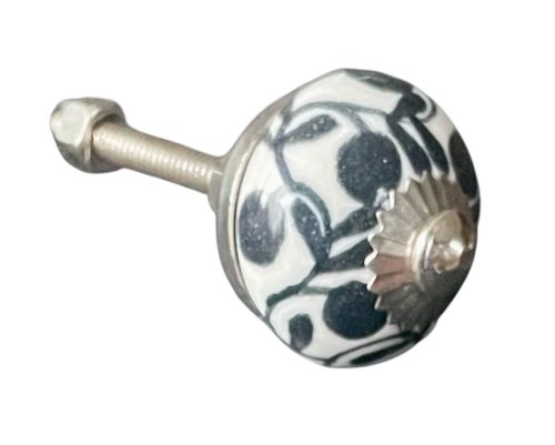 Kézzel festett vintage stílusú porcelán bútorgomb