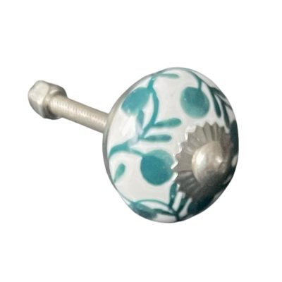 Kézzel festett vintage stílusú porcelán bútorgomb