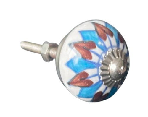 Kézzel festett vintage stílusú porcelán bútorgomb