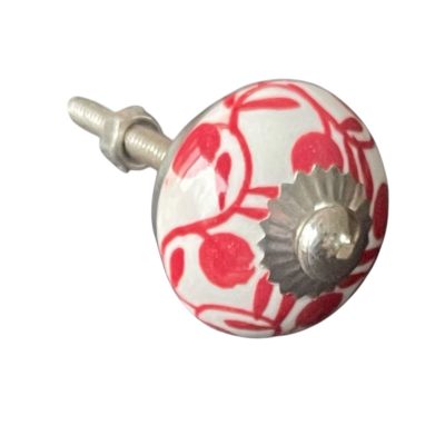Kézzel festett vintage stílusú porcelán bútorgomb