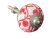 Kézzel festett vintage stílusú porcelán bútorgomb