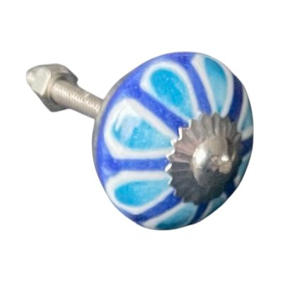 Kézzel festett vintage stílusú porcelán bútorgomb