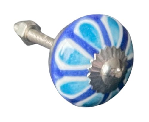 Kézzel festett vintage stílusú porcelán bútorgomb