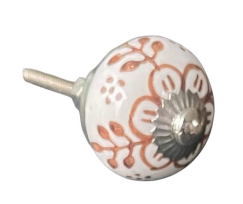 Kézzel festett vintage stílusú porcelán bútorgomb