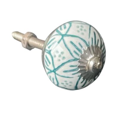 Kézzel festett vintage stílusú porcelán bútorgomb