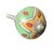 Kézzel festett vintage stílusú porcelán bútorgomb