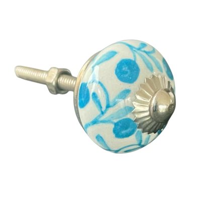 Kézzel festett vintage stílusú porcelán bútorgomb