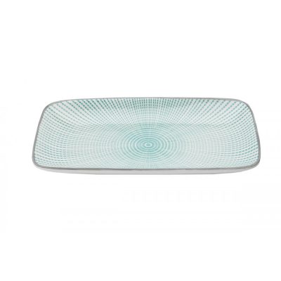 Modern design porcelán négyszögletes  tál   