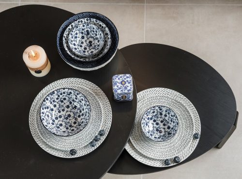 PRINCESS  9 részes porcelán design étkészlet, 2 személy részére