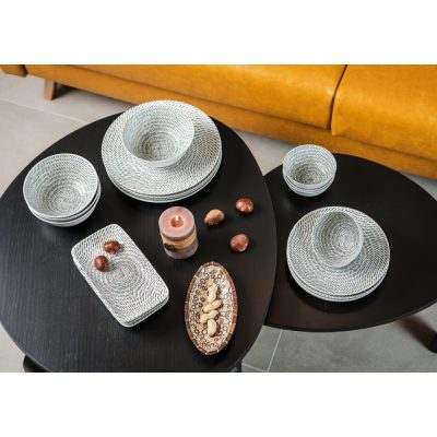   Bali 20 részes modern design porcelán étkészlet 4 személyre 