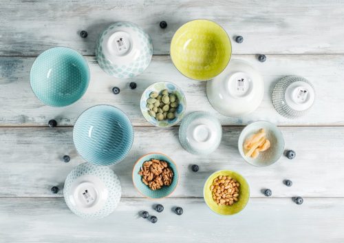 Living colour 12 részes modern design porcelán étkészlet 6 személyre 
