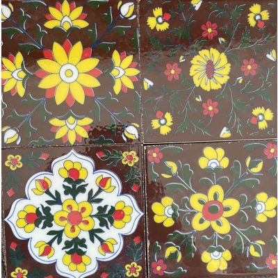 4 db-os vintage dekorcsempe szett